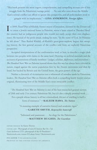The Hundred Years' War on Palestine by Khalidi, Rashid