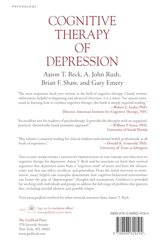 Cognitive Therapy of Depression (The Guilford Clinical Psych