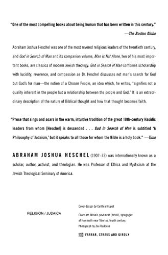 God in Search of Man : A Philosophy of Judaism by Heschel, A