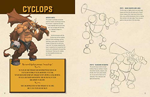 How to Draw Mythical Monsters and Magical Creatures: An Arti