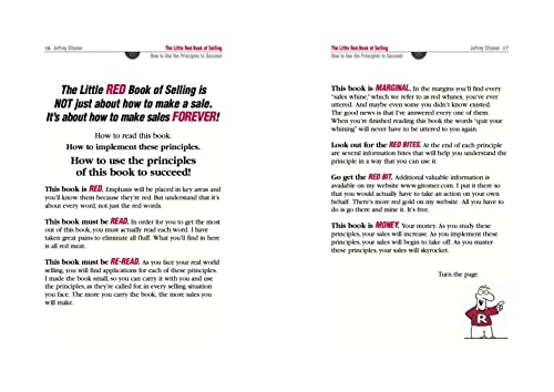 The Little Red Book of Selling: 12.5 Principles of Sales Gre