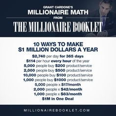 Grant Cardone The Millionaire Booklet - How To Get Super Ric