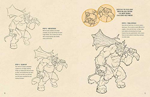 How to Draw Mythical Monsters and Magical Creatures: An Arti