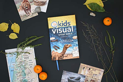 NIV, Kids' Visual Study Bible, Hardcover, Blue, Full Color I