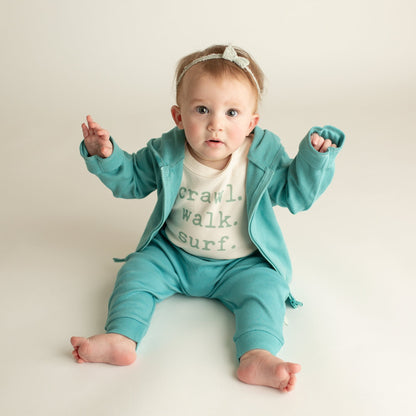 graphic bodysuit | crawl walk surf