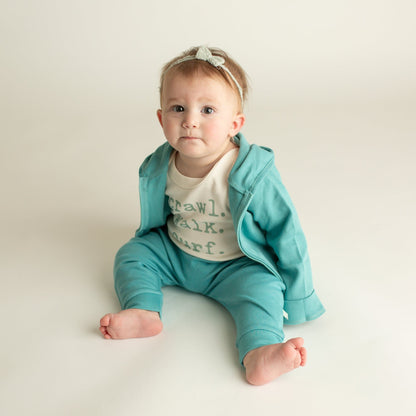 graphic bodysuit | crawl walk surf