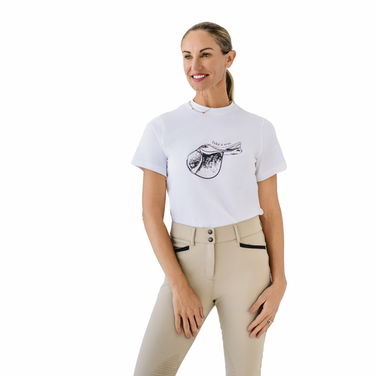 Take A Seat Tee - White