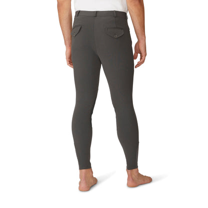Men's EuroWeave DX Suede Knee Patch Breech - Charcoal