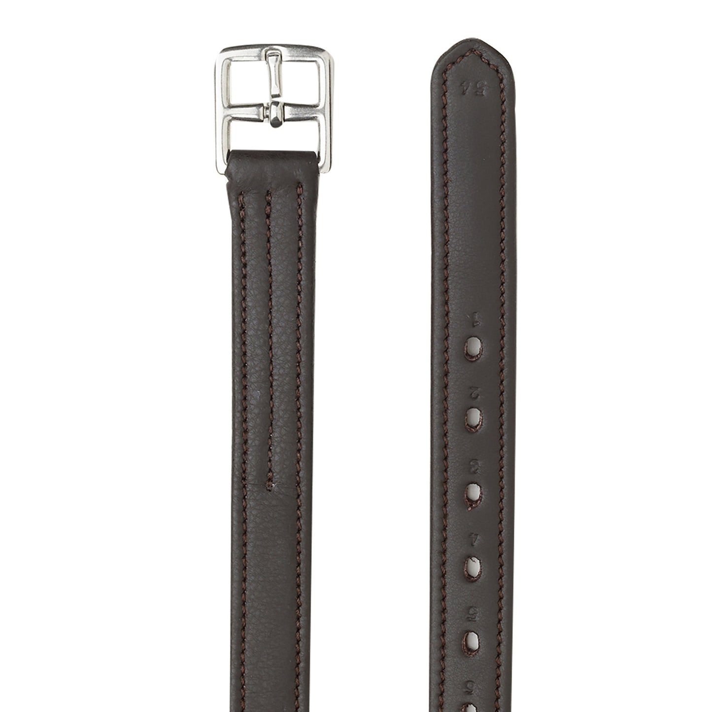 Triple Covered Stirrup Leathers - Dark Brown