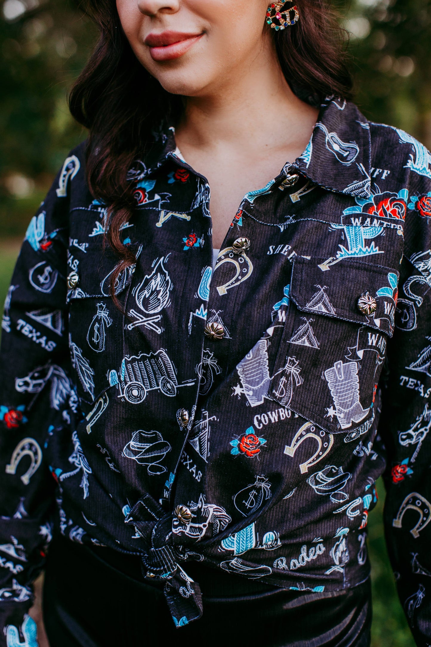 Texas Rodeo Western Shacket