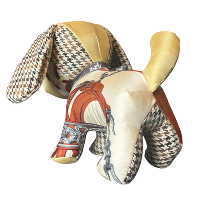 Brides de Gala Vintage Silk Scarf Loyal Puppy