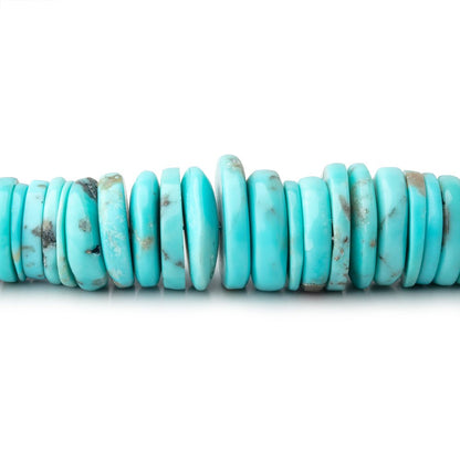 6-11mm Sleeping Beauty Turquoise Plain Heishi Beads 15 inch 200 pieces