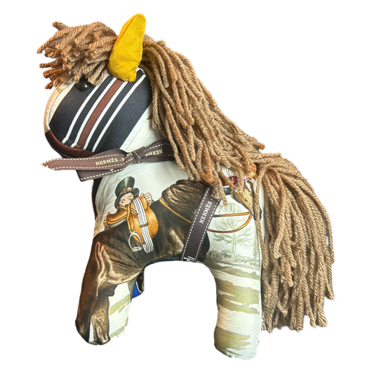 Vintage Silk Scarf Noble Pony