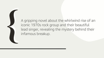Daisy Jones & The Six: Reese's Book Club: A Novel by Reid, T