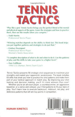 Tennis Tactics: Winning Patterns of Play by United States Te