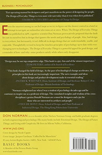 The Design of Everyday Things: Revised and Expanded Edition