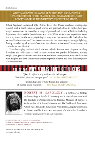 Why Zebras Don't Get Ulcers, Third Edition by Sapolsky, Robe
