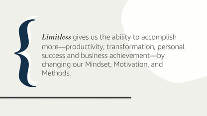 Limitless: Upgrade Your Brain, Learn Anything Faster, and Un