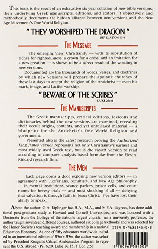 New Age Bible Versions: An Exhaustive Documentation of the M