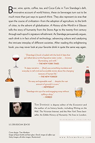 A History of the World in 6 Glasses by Standage, Tom