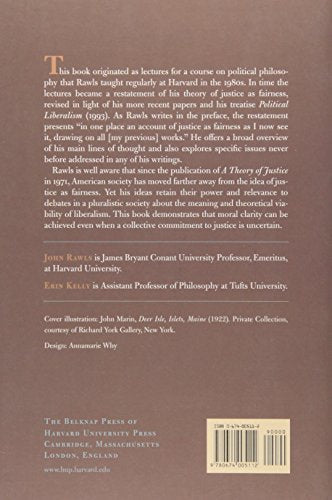 Justice as Fairness: A Restatement by Rawls, John