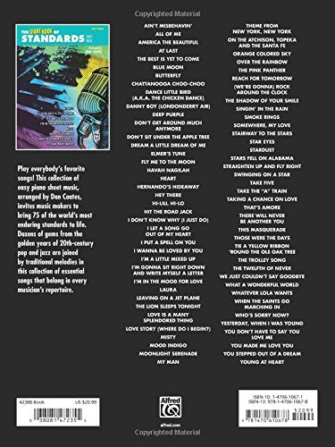 The Giant Book of Standards Sheet Music: Easy Piano (The Gia