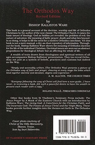The Orthodox Way by Ware, Kallistos