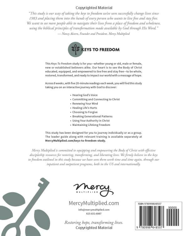 Keys to Freedom Study Guide: Live Free, Stay Free by Multipl