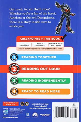 Transformers: Roll Out and Read Adventures (Passport to Read