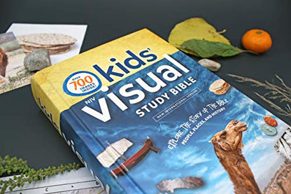NIV, Kids' Visual Study Bible, Hardcover, Blue, Full Color I