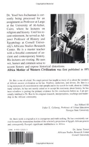 Africa: Mother of Western Civilization (African-American Her