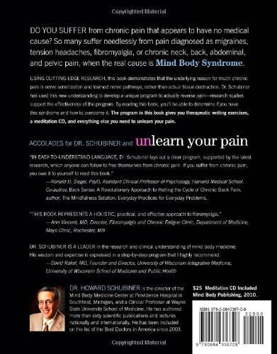 Unlearn Your Pain by Howard Schubiner MD