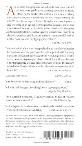 The Elements of Typographic Style by Bringhurst, Robert