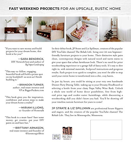 One-Day DIY: Modern Farmhouse Furniture: Beautiful Handmade