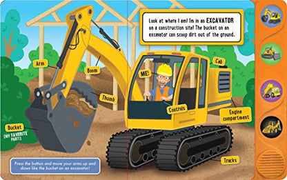 Blippi: At the Construction Site (4-Button Sound Books) by E