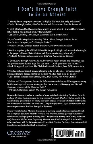 I Don't Have Enough Faith to Be an Atheist by Norman L. Geis