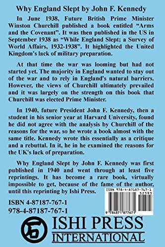 Why England Slept by John F. Kennedy by Kennedy, John F