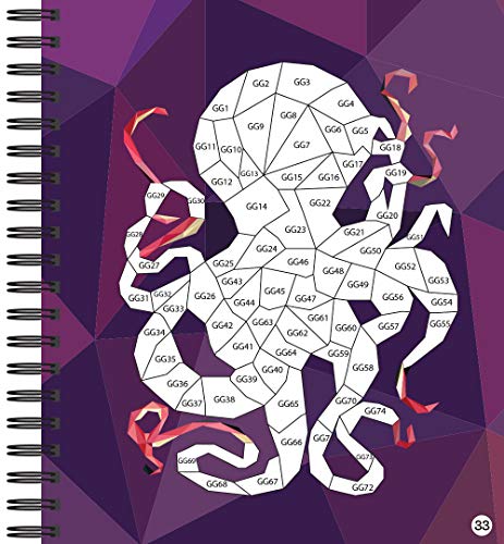 Brain Games - Sticker by Number: Under the Sea - 2 Books in