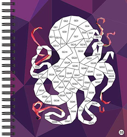 Brain Games - Sticker by Number: Under the Sea - 2 Books in