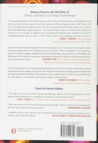 Theory and Practice of Group Psychotherapy by Yalom, Irvin D
