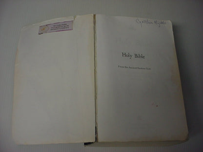 Holy Bible: From the Ancient Eastern Text: George M. Lamsa's