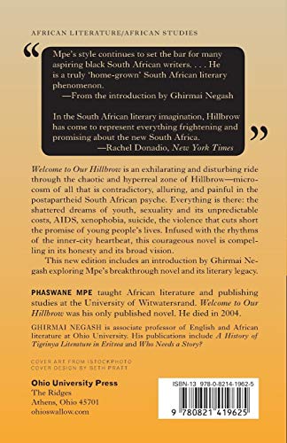Welcome to Our Hillbrow: A Novel of Postapartheid South Afri