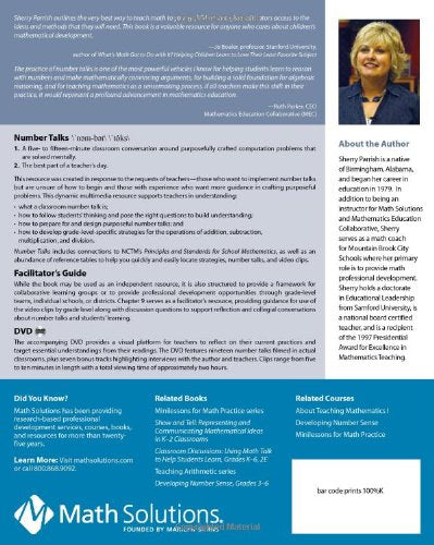 Number Talks: Helping Children Build Mental Math and Computa