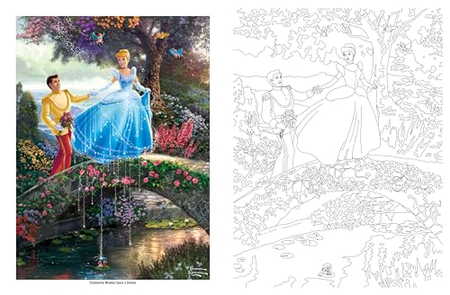 Disney Dreams Collection Thomas Kinkade Studios Coloring Boo