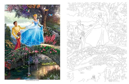 Disney Dreams Collection Thomas Kinkade Studios Coloring Boo