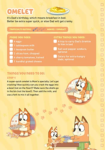 Bluey and Bingo's Fancy Restaurant Cookbook: Yummy Recipes,
