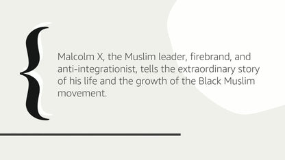 The Autobiography of Malcolm X (As told to Alex Haley) by Ma