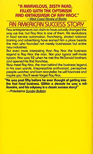 Grinding It Out: The Making of McDonald's by Kroc, Ray