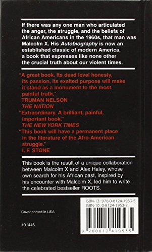 The Autobiography of Malcolm X by Malcolm X Alex Haley Ossie