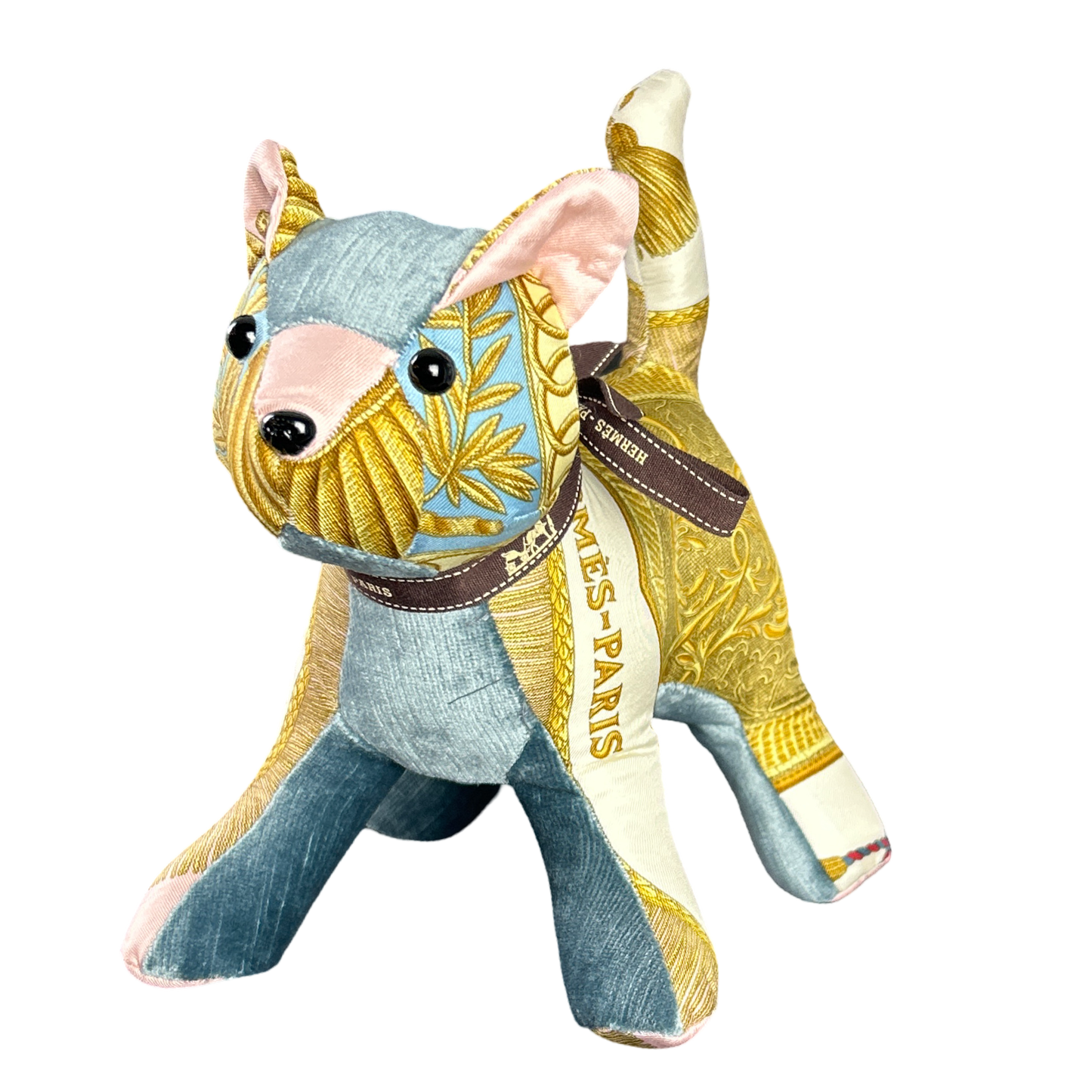 Poste et Cavalerie Vintage Silk Scarf Charming Kitten